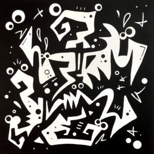 Funky Jams #3 - 60x60cm