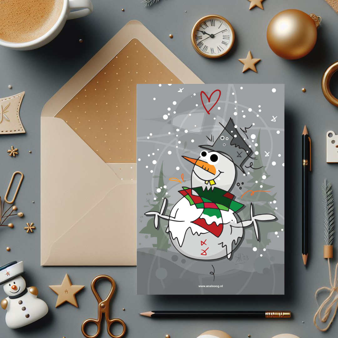 Gratis Kerstkaart en Kleurplaat (Digitale Download)