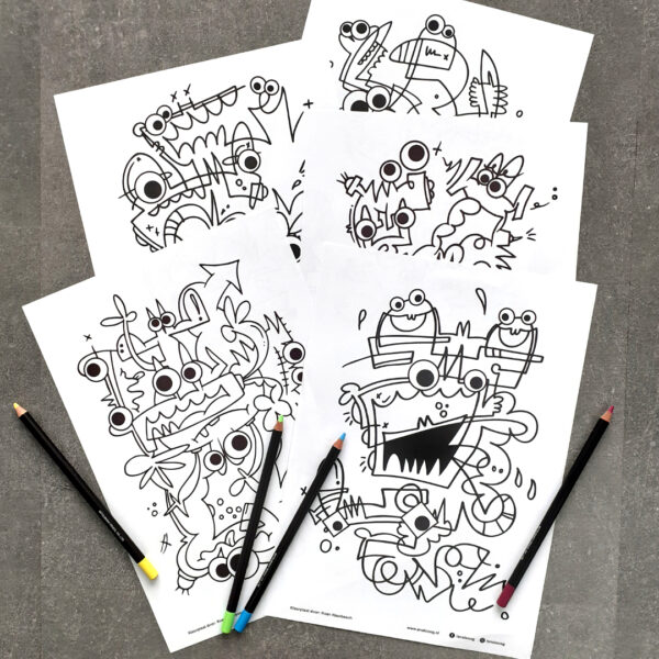 5 Gratis Kleurplaten voor Kinderen en Volwassenen.