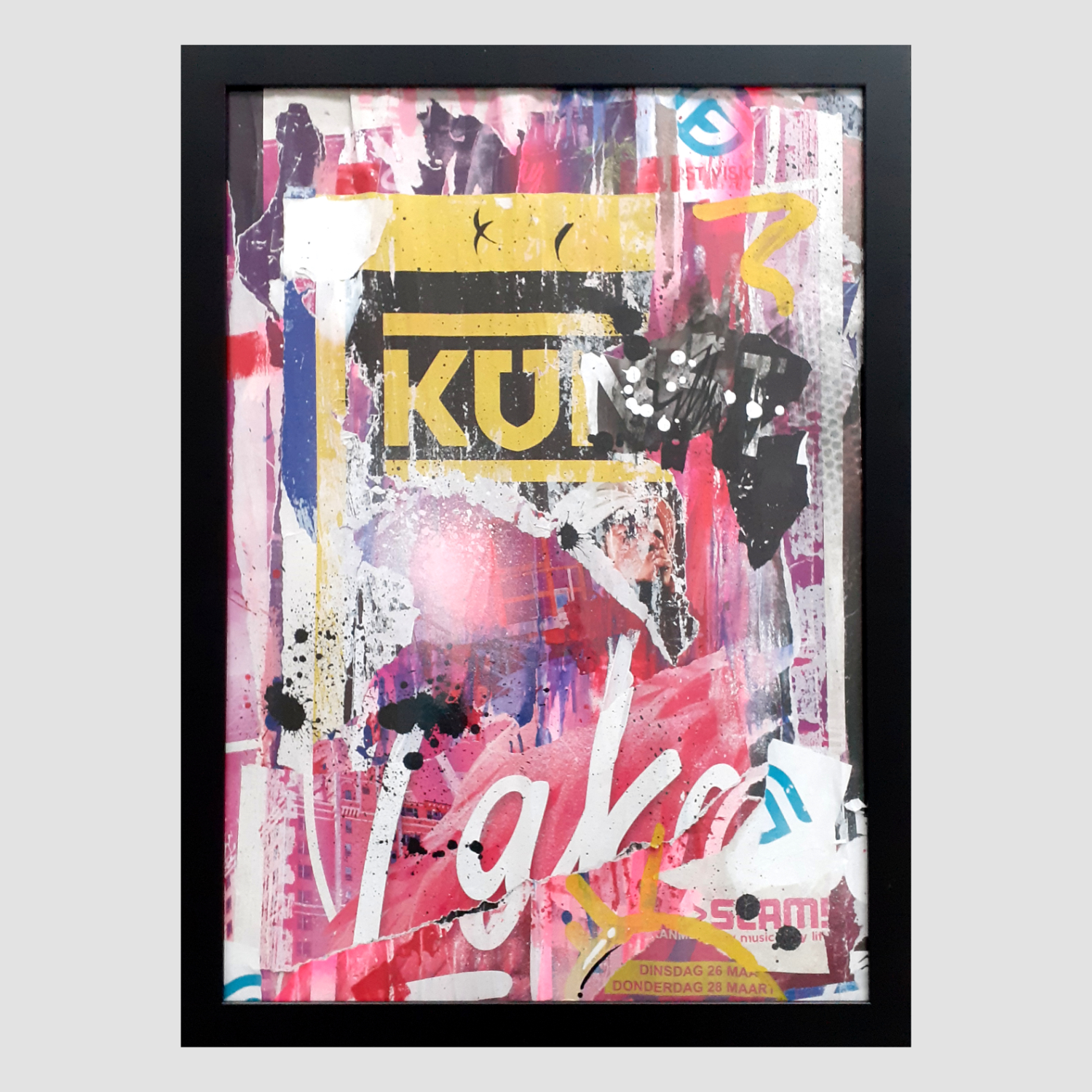 Fast Forward - Collage van straatposters Fast Forward - Straatposter Collage - 42 x 59.4 cm (A2)